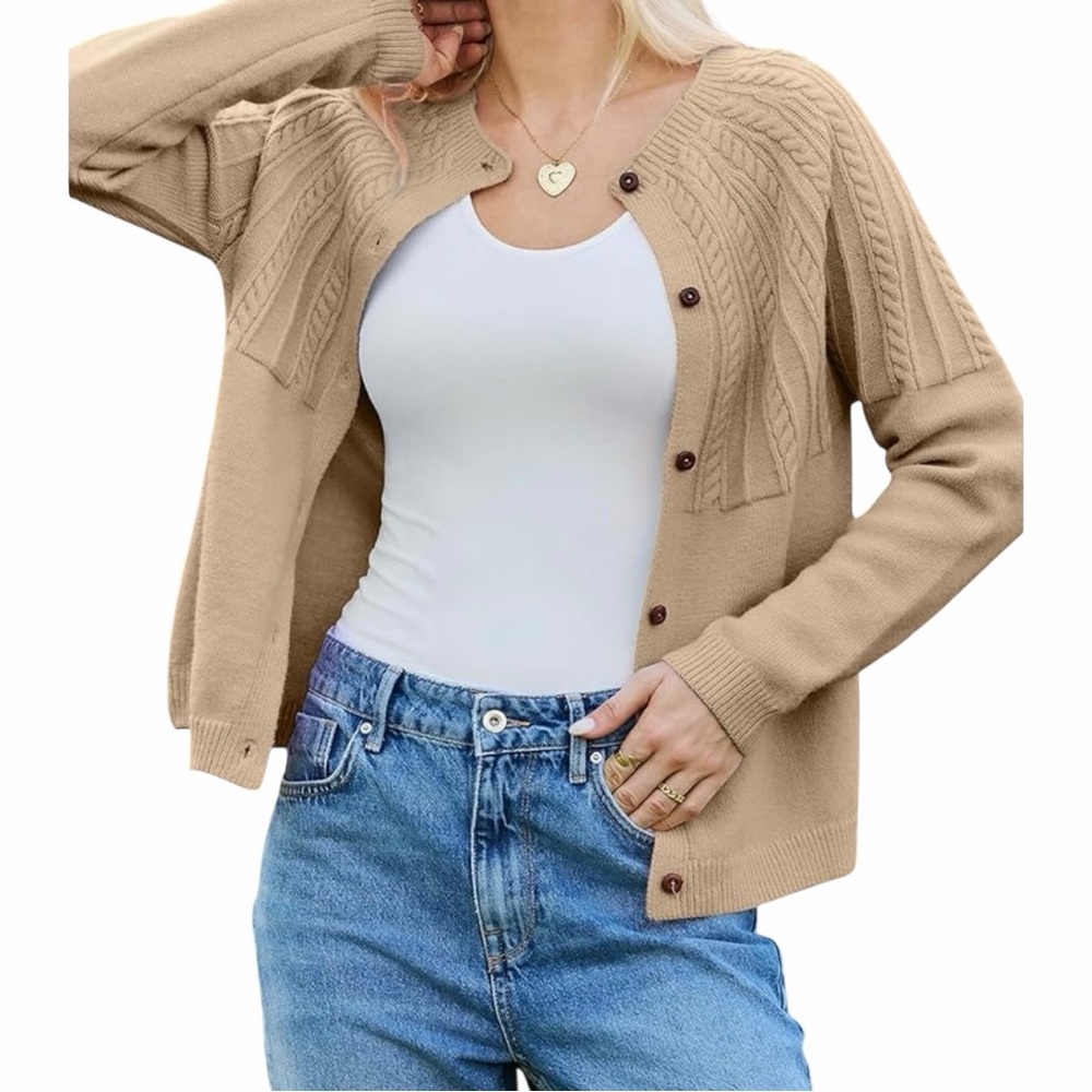 NWT/Dokotoo Cardigan Sweater/Long Sleeve Crochet Knit/Size: S - Picture 13 of 16